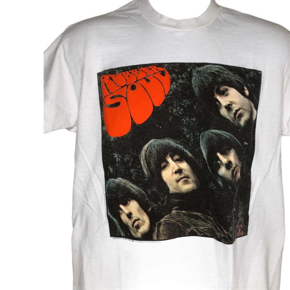 Vintage Beatles Rubber Soul band T Shirt. 1990 - Picture 2 of 5